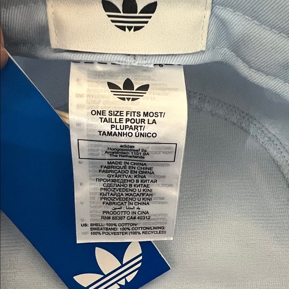 Adidas x Oasis Tour 3-Stripes Originals Bucket Hat Night Indigo M/L - Picture 5 of 6
